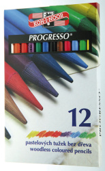 Pastelky Progresso  -  12 barev