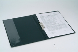 Desky A4 s rychlosvorkou u hřbetu - černá