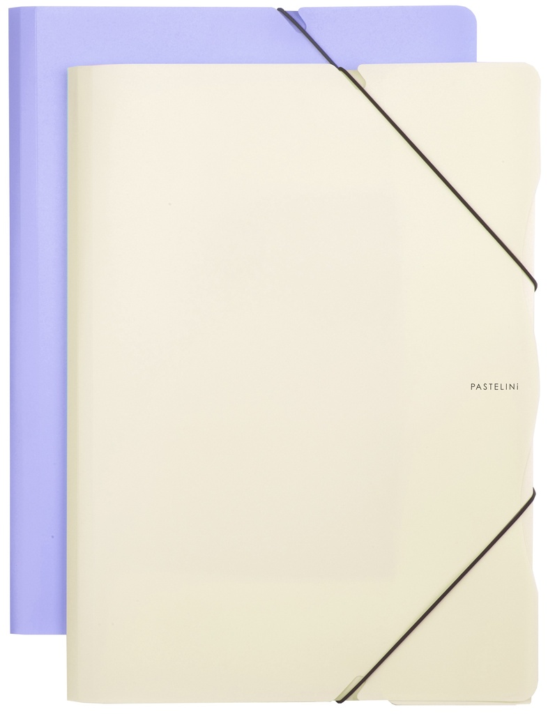 Spisové desky A4 s gumou PASTELINI - fialová