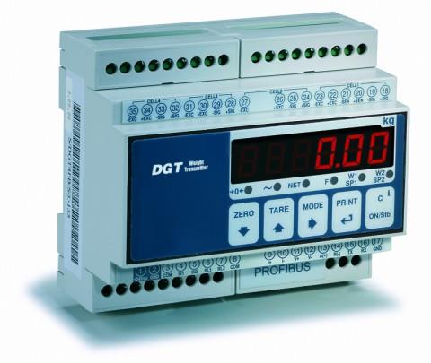 DGT4AN - digitální vážní indikátor - procesor s analogovým výstupem 4-20mA, 0-5V, 0-10V